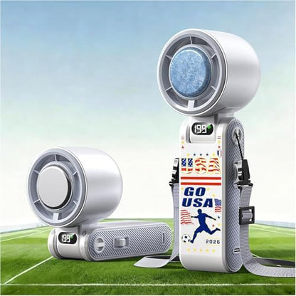 Handheld Portable fan with Turbo Cooling 1-199 Speeds 5500mAh | Hand Held Fan Rechargeable, Powerful Mini Personal fan for Travel, Outdoor, Beach & Makeup|B0GGMRF7PX