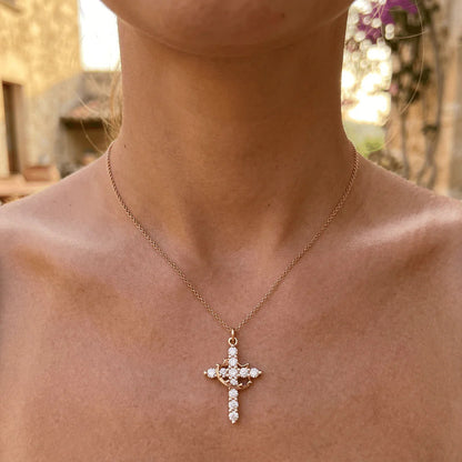 Crown & Cross Pendant