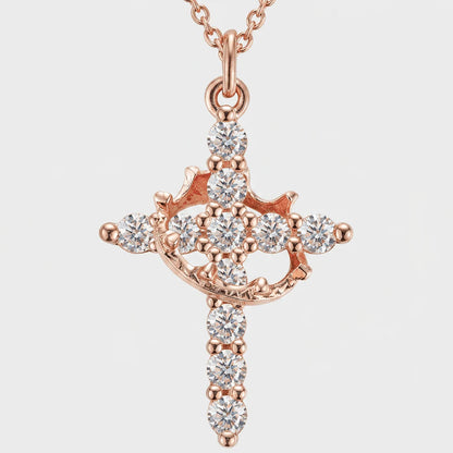 Crown & Cross Pendant