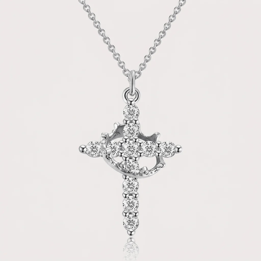 Crown & Cross Pendant