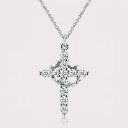 Crown & Cross Pendant